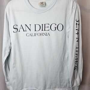 Light Blue San Diego California T-shirt
